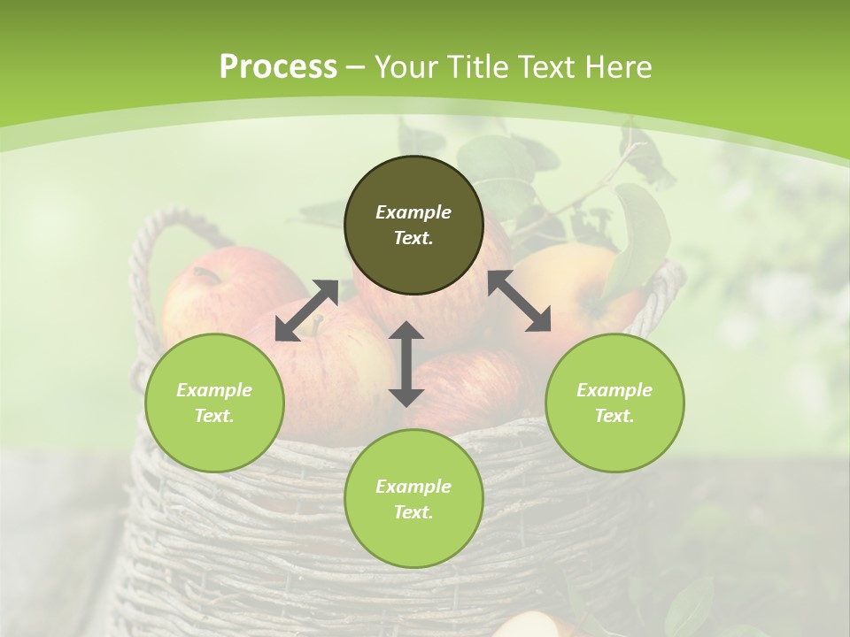 Herbstlich Apfelbaum Erntezeit PowerPoint Template