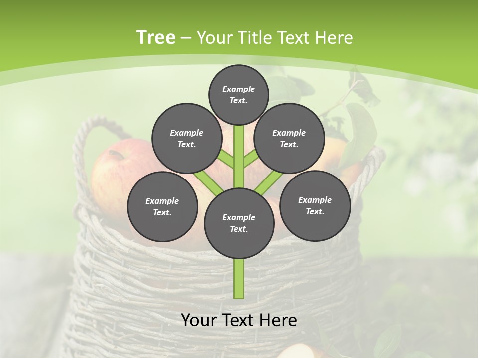 Herbstlich Apfelbaum Erntezeit PowerPoint Template