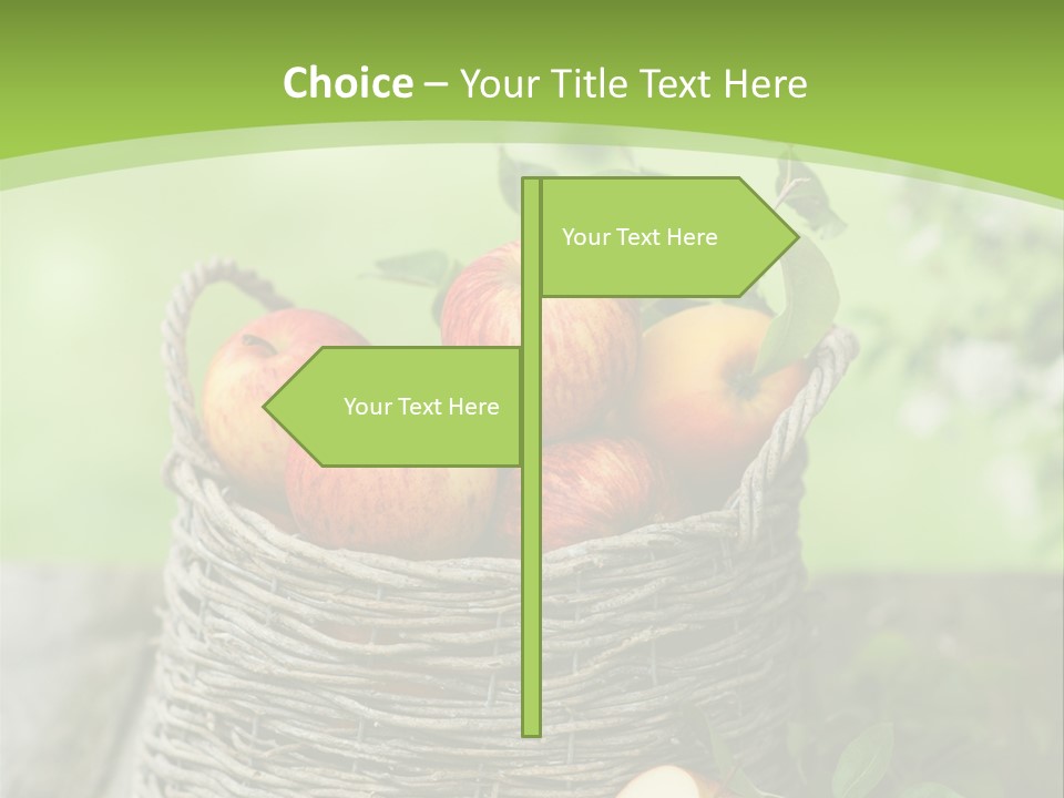 Herbstlich Apfelbaum Erntezeit PowerPoint Template