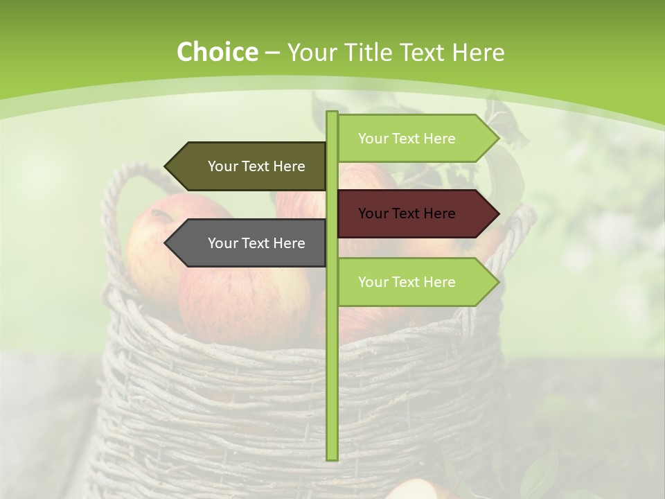 Herbstlich Apfelbaum Erntezeit PowerPoint Template