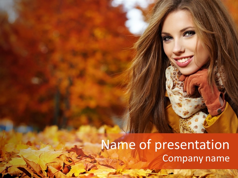 Attractive Long Fashion PowerPoint Template
