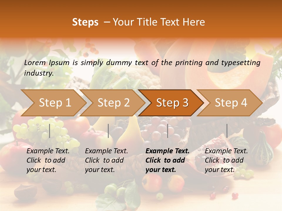Food Diet Green PowerPoint Template