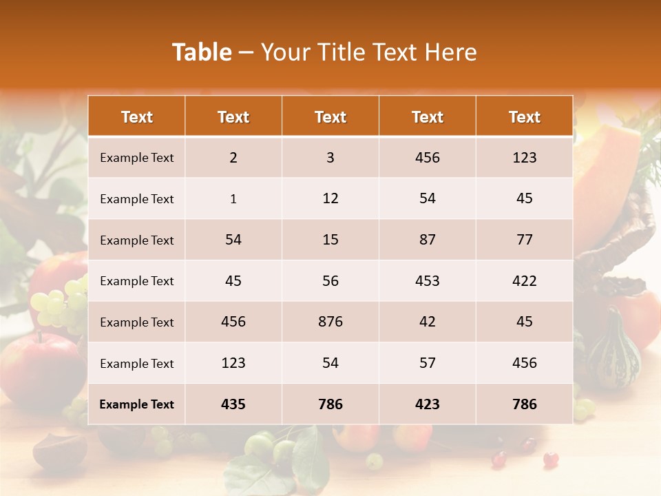 Food Diet Green PowerPoint Template