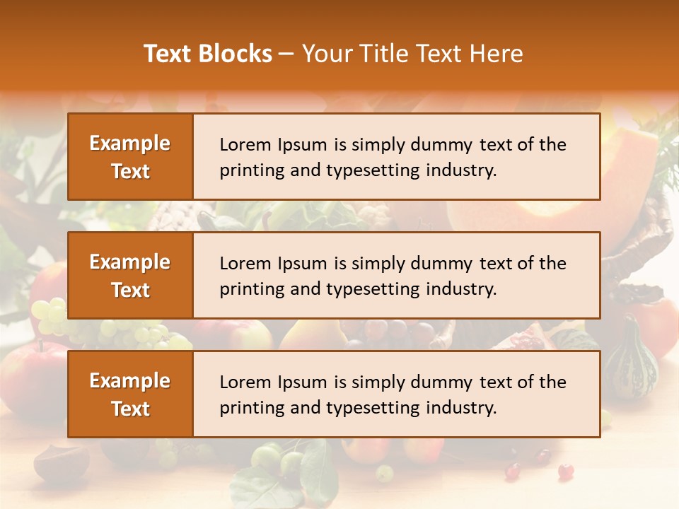 Food Diet Green PowerPoint Template