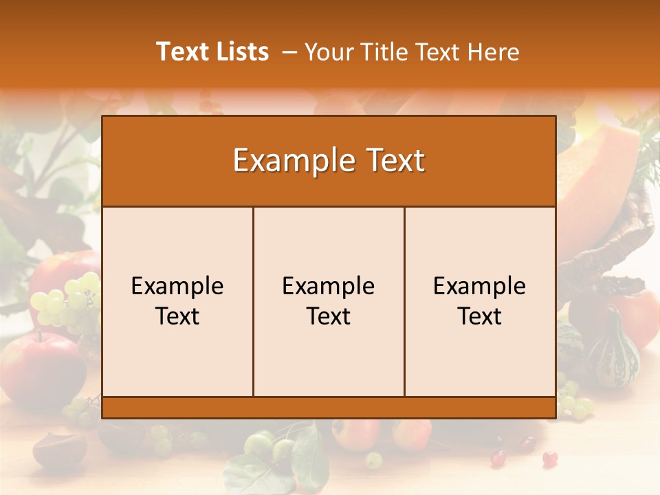 Food Diet Green PowerPoint Template