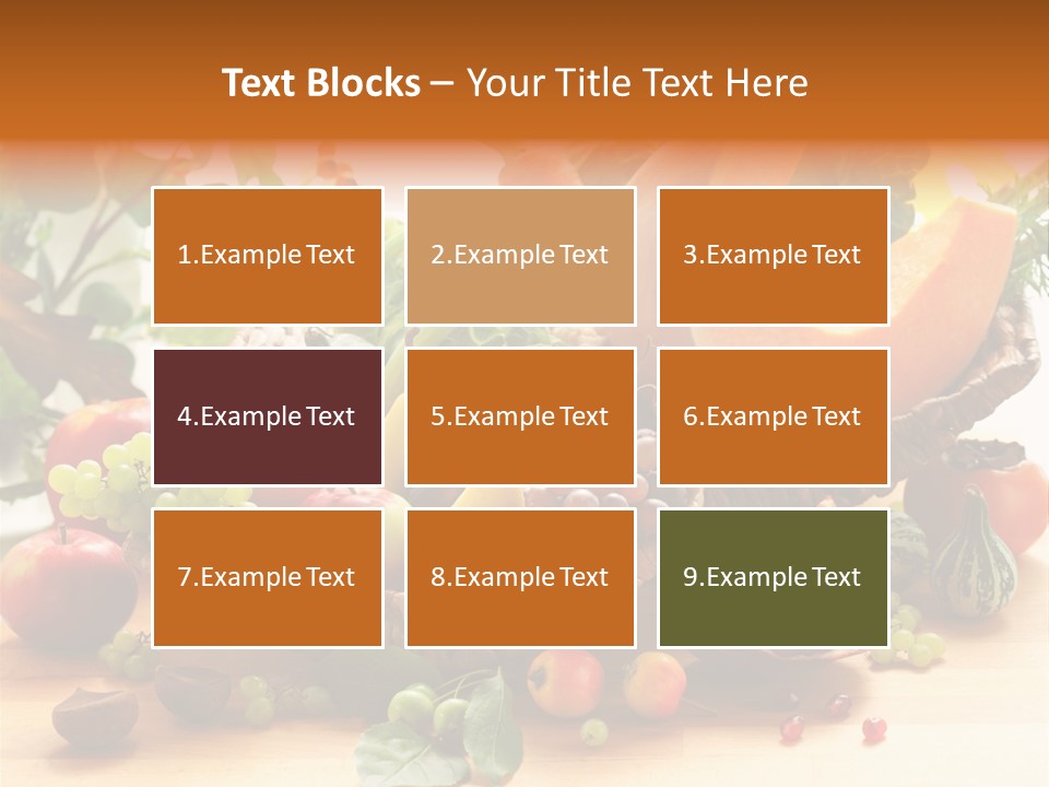 Food Diet Green PowerPoint Template