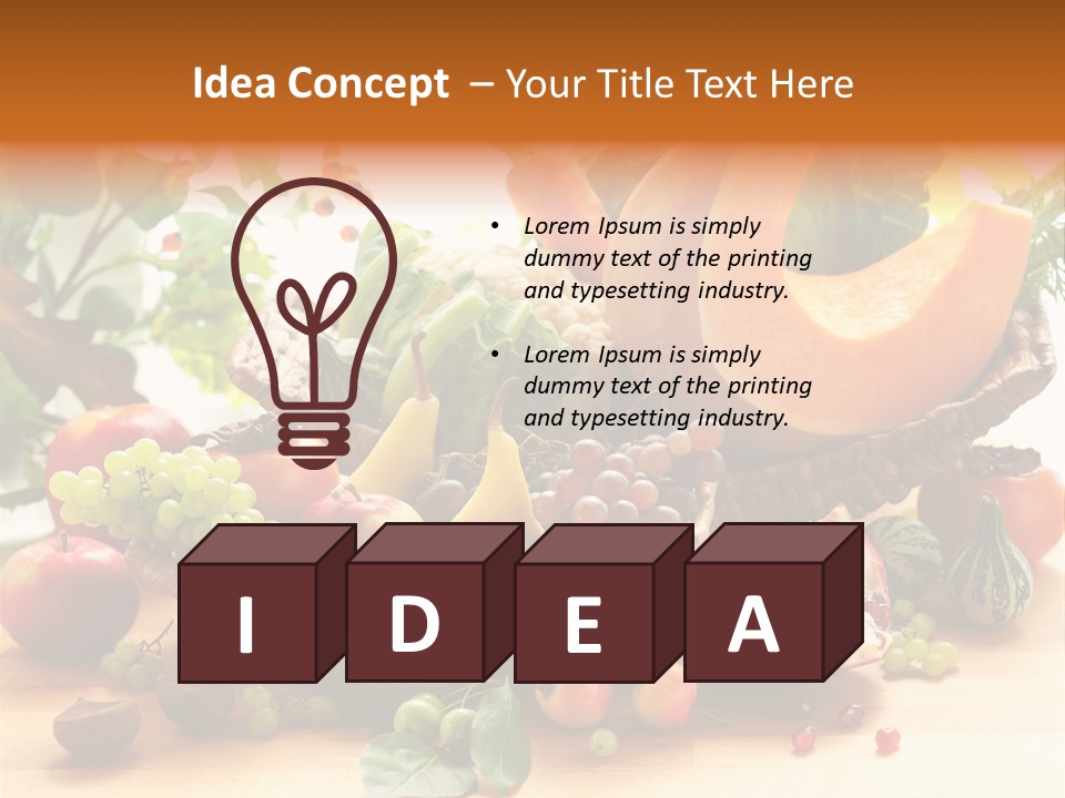 Food Diet Green PowerPoint Template
