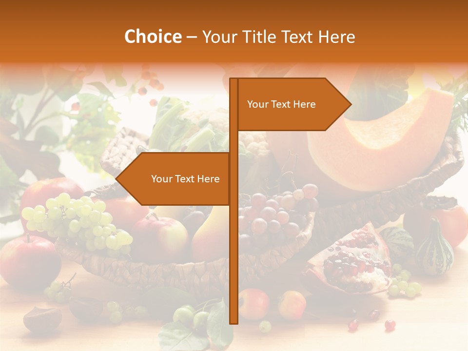 Food Diet Green PowerPoint Template