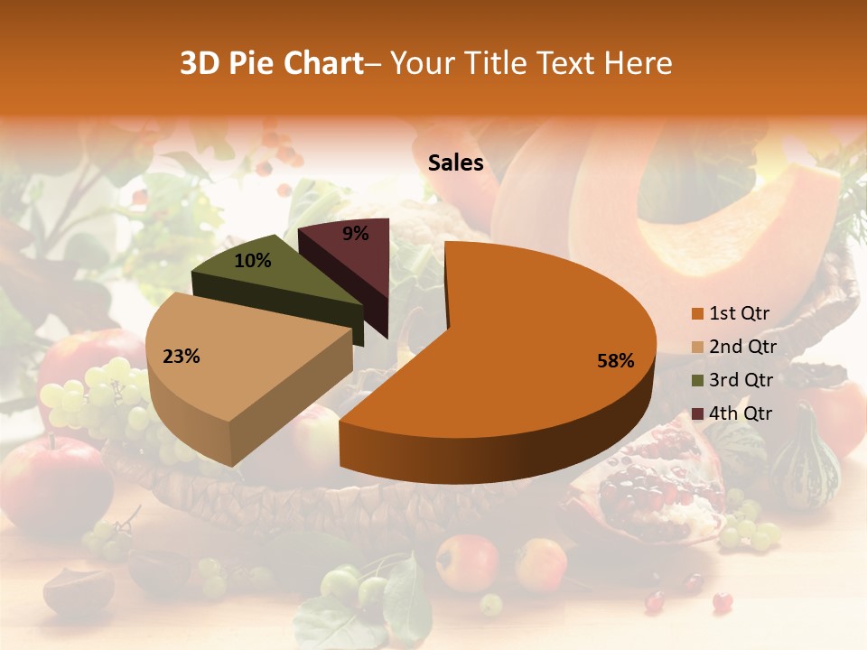 Food Diet Green PowerPoint Template