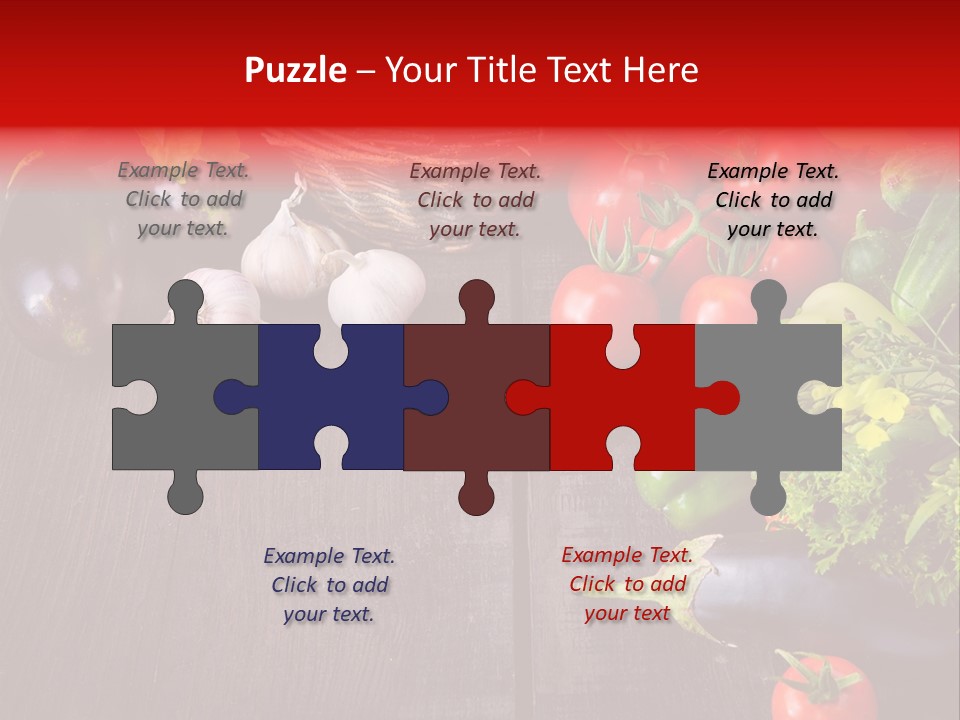 Market Kitchen Fresh PowerPoint Template