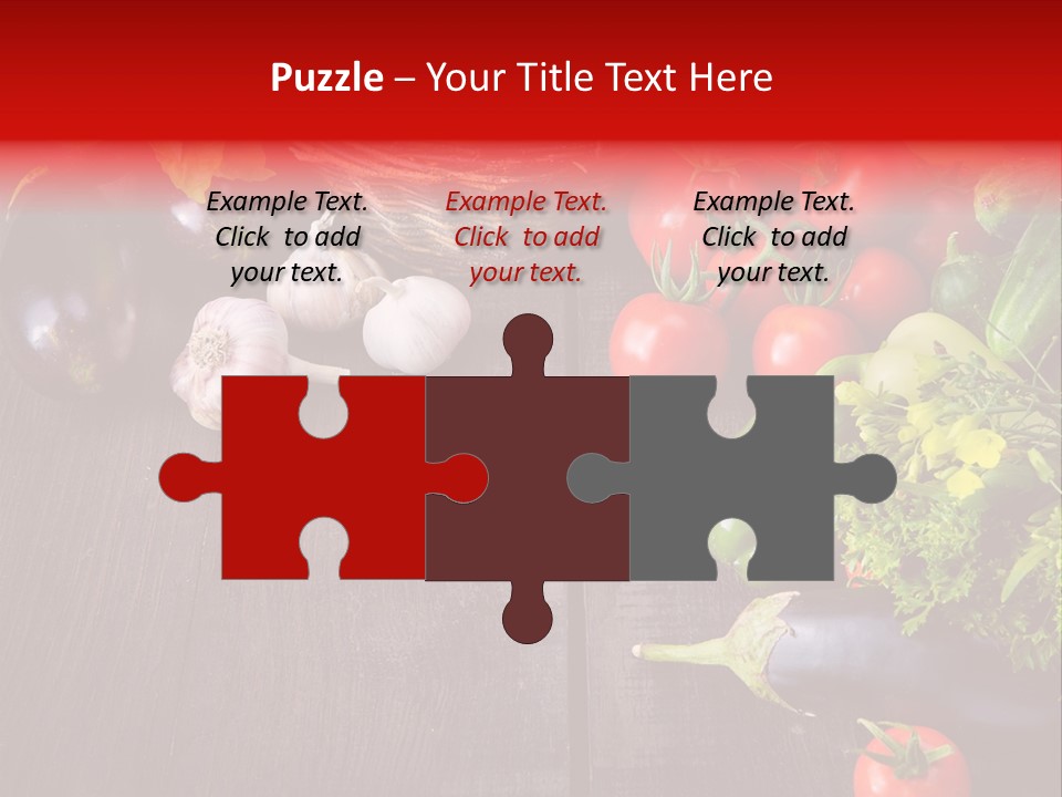 Market Kitchen Fresh PowerPoint Template