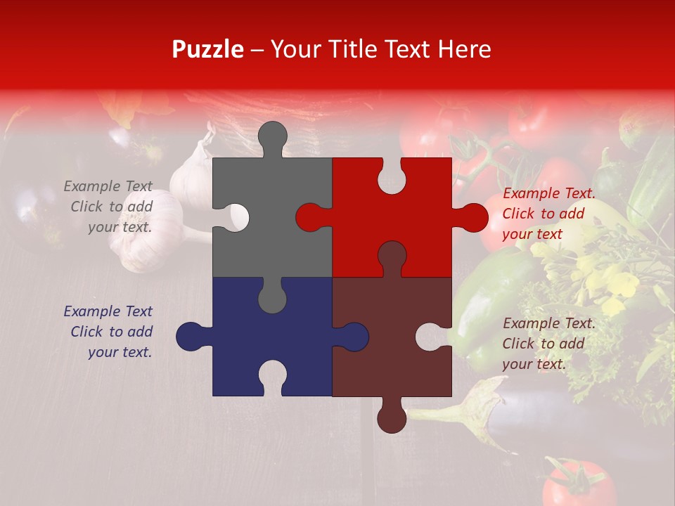 Market Kitchen Fresh PowerPoint Template