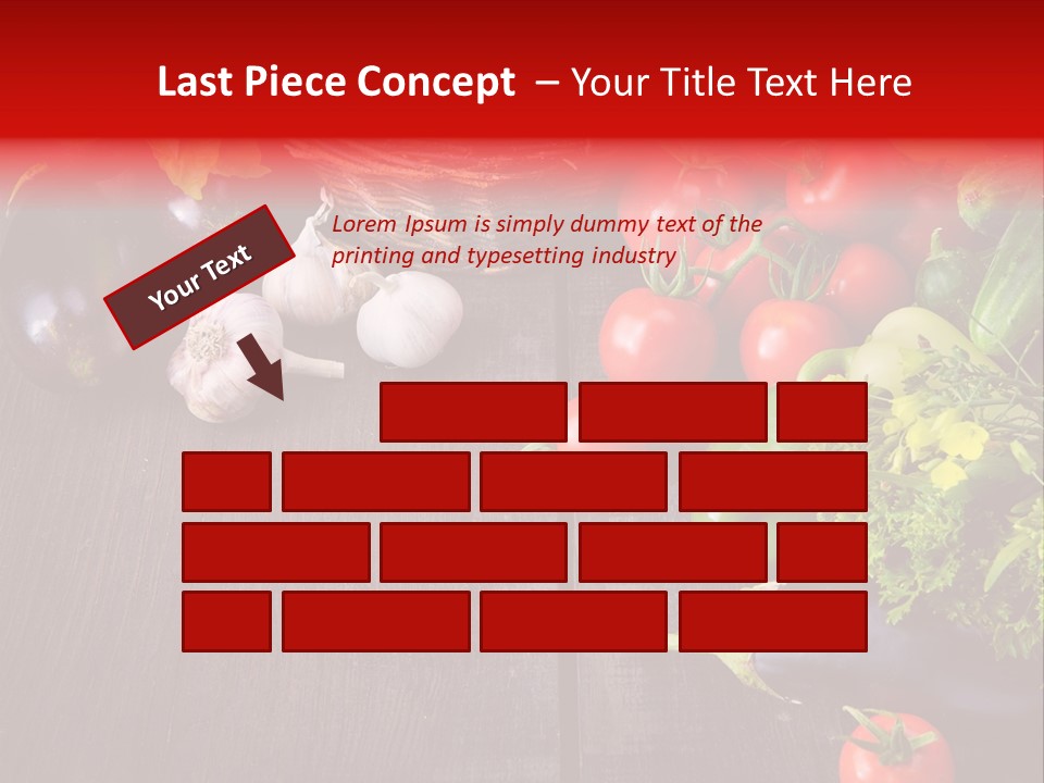 Market Kitchen Fresh PowerPoint Template