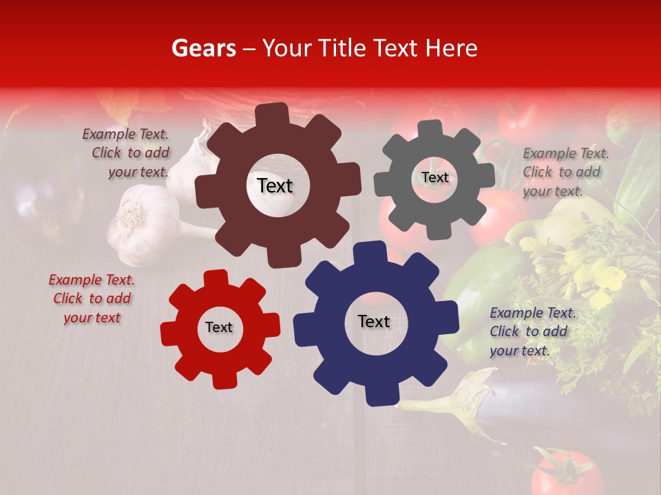 Market Kitchen Fresh PowerPoint Template