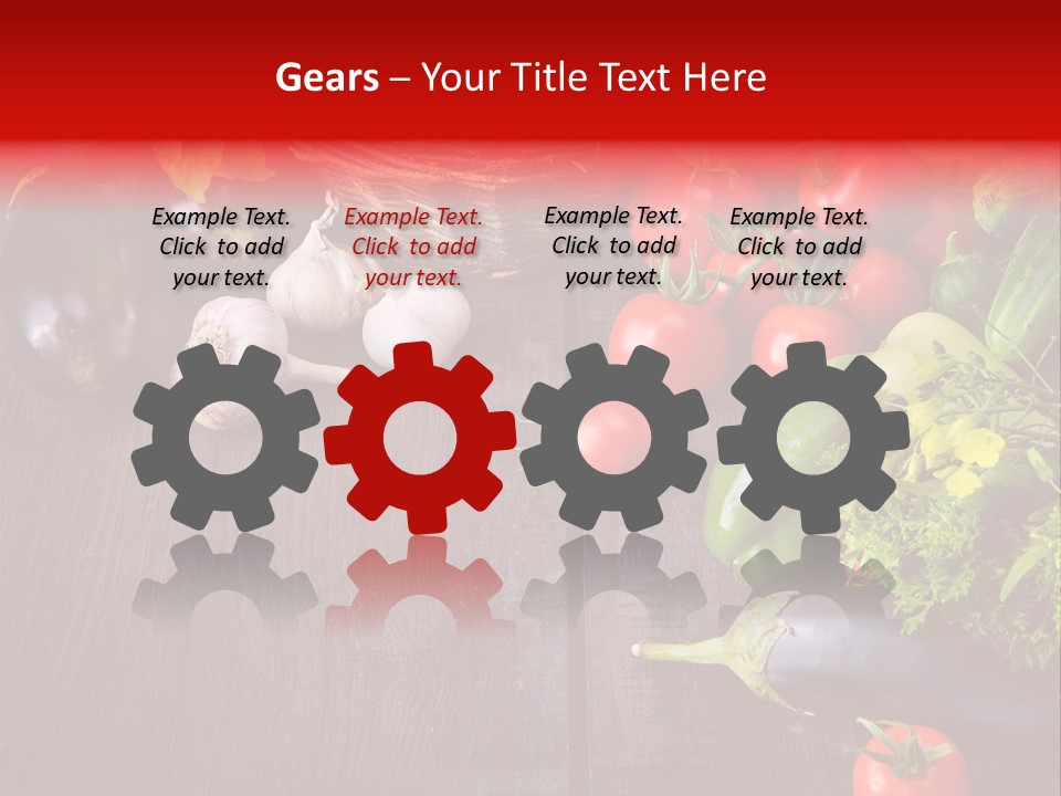 Market Kitchen Fresh PowerPoint Template