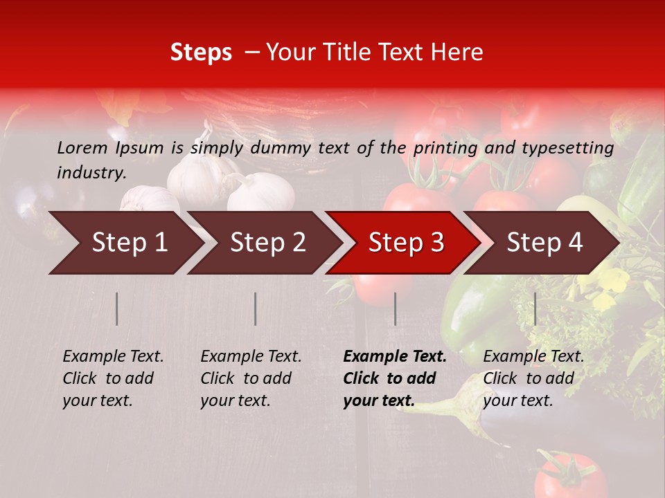 Market Kitchen Fresh PowerPoint Template