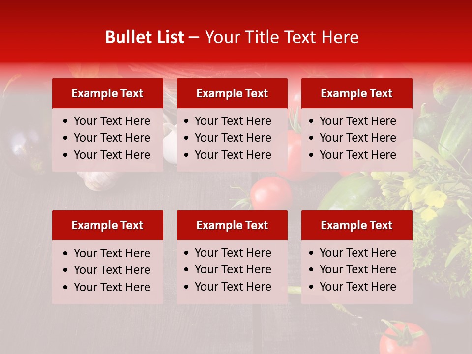 Market Kitchen Fresh PowerPoint Template