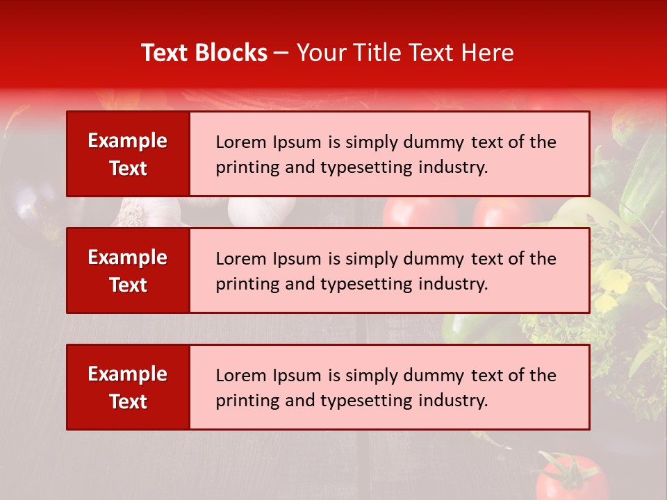 Market Kitchen Fresh PowerPoint Template