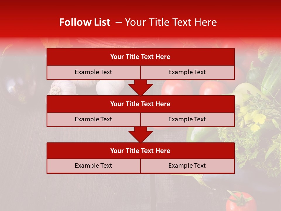 Market Kitchen Fresh PowerPoint Template