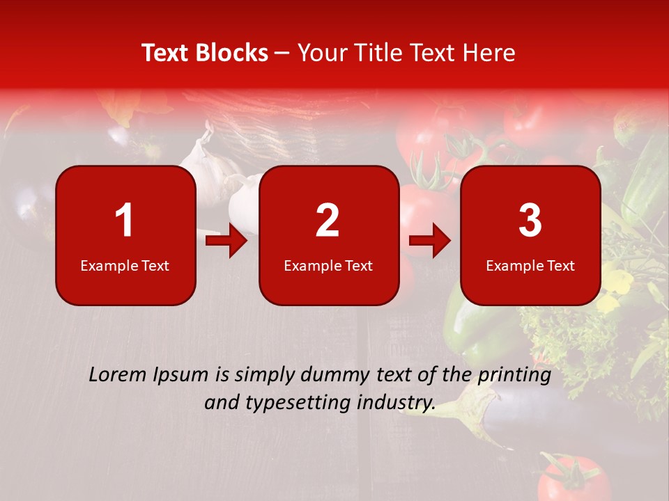 Market Kitchen Fresh PowerPoint Template