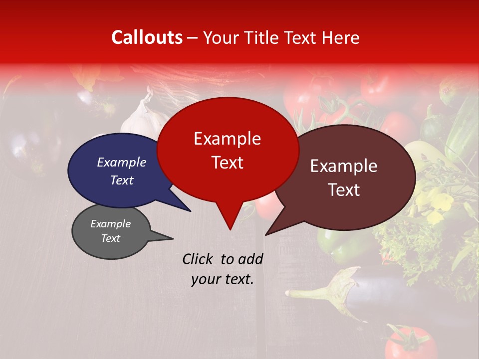 Market Kitchen Fresh PowerPoint Template