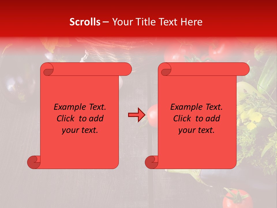 Market Kitchen Fresh PowerPoint Template
