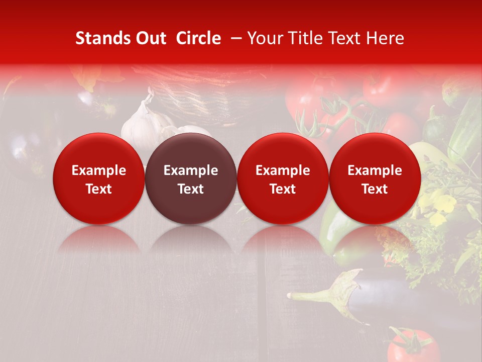 Market Kitchen Fresh PowerPoint Template