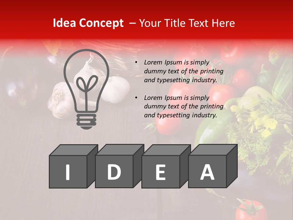 Market Kitchen Fresh PowerPoint Template