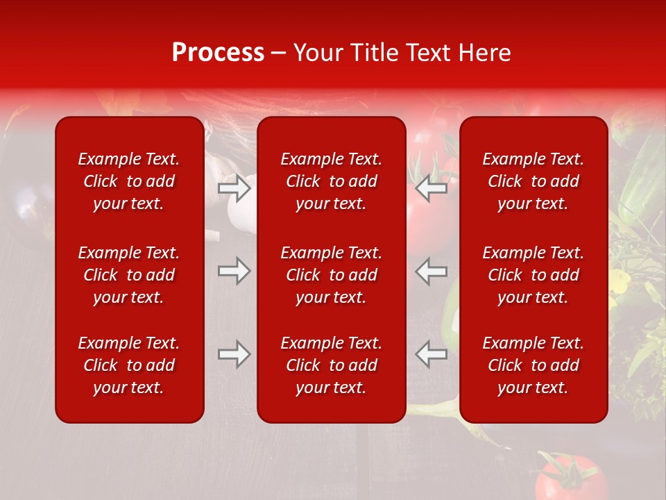 Market Kitchen Fresh PowerPoint Template