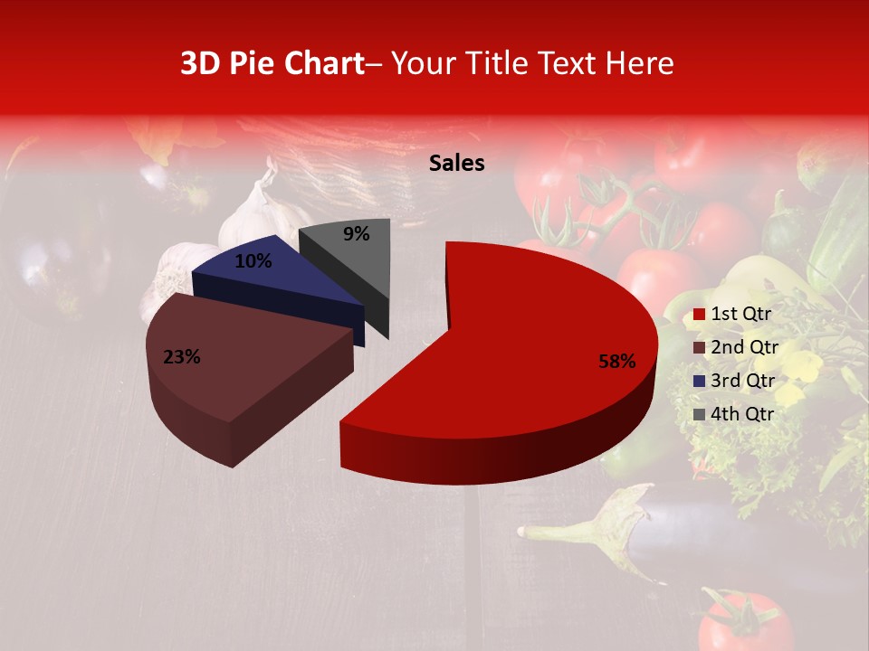 Market Kitchen Fresh PowerPoint Template