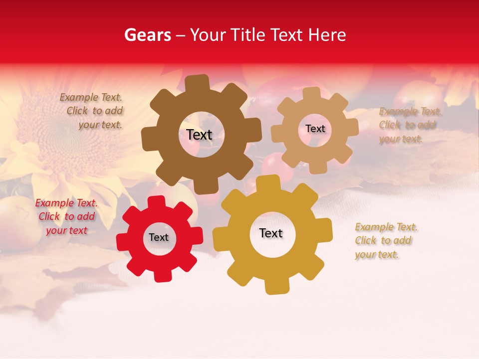 Berry Squash Autumn PowerPoint Template