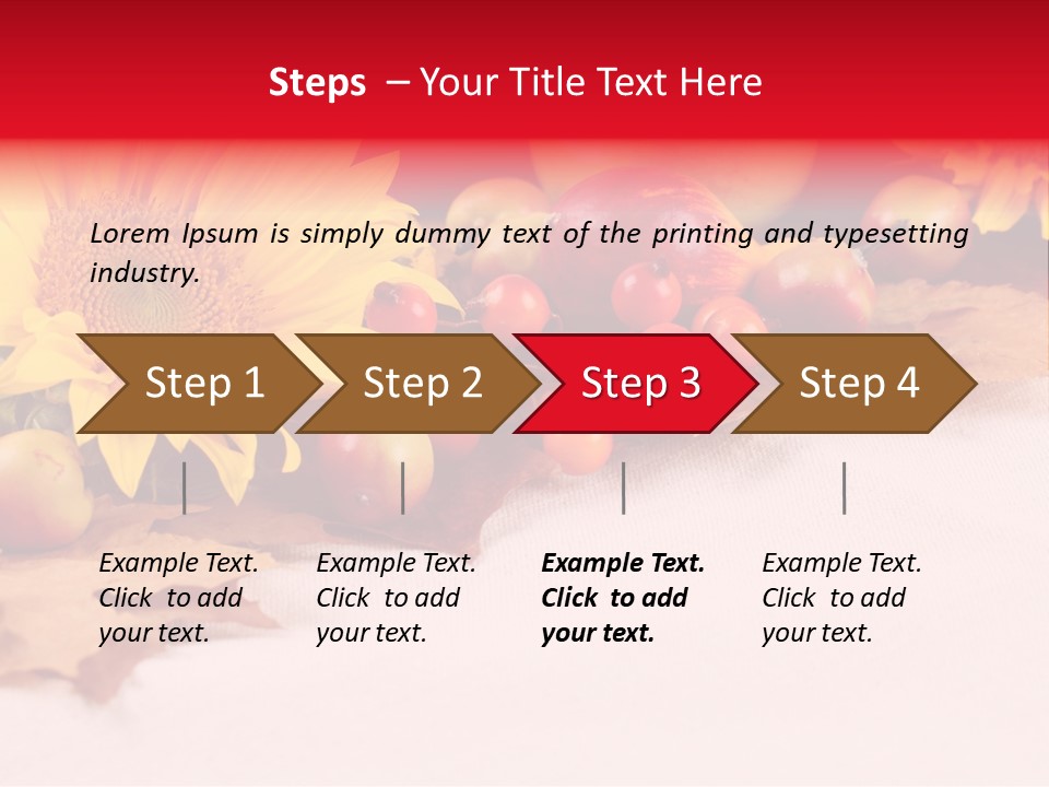 Berry Squash Autumn PowerPoint Template