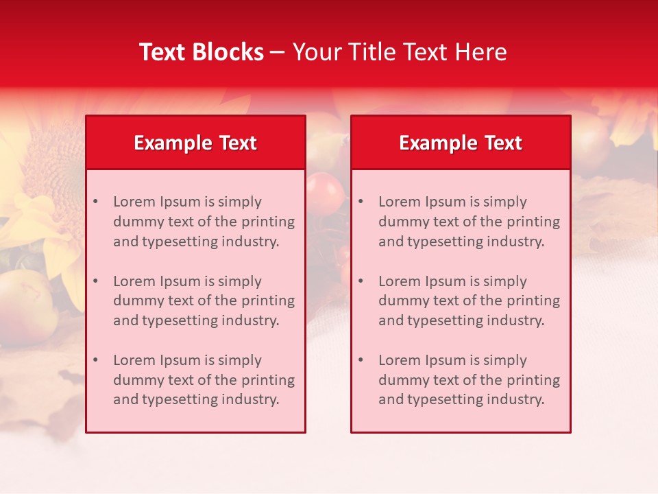 Berry Squash Autumn PowerPoint Template