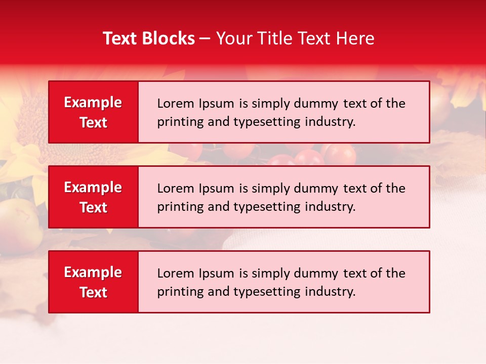Berry Squash Autumn PowerPoint Template
