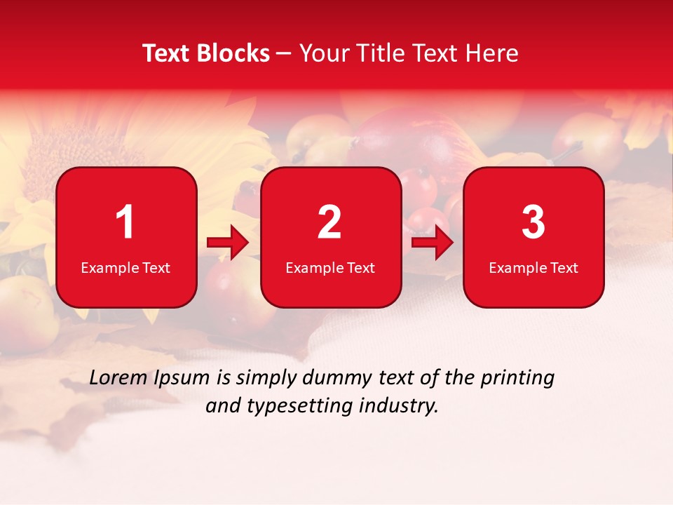 Berry Squash Autumn PowerPoint Template