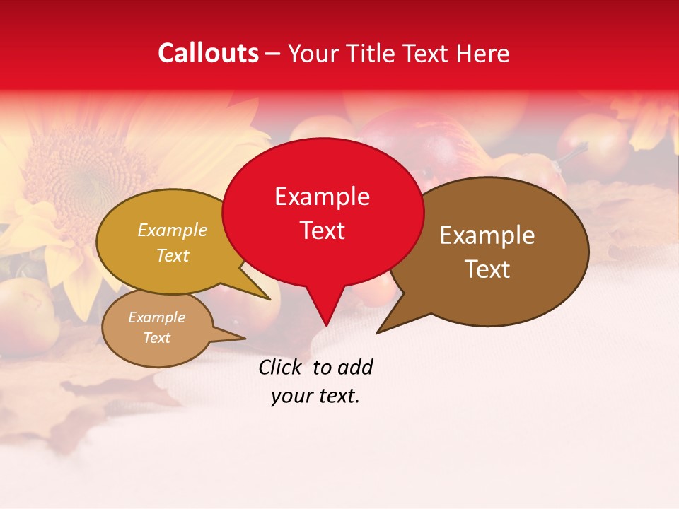 Berry Squash Autumn PowerPoint Template