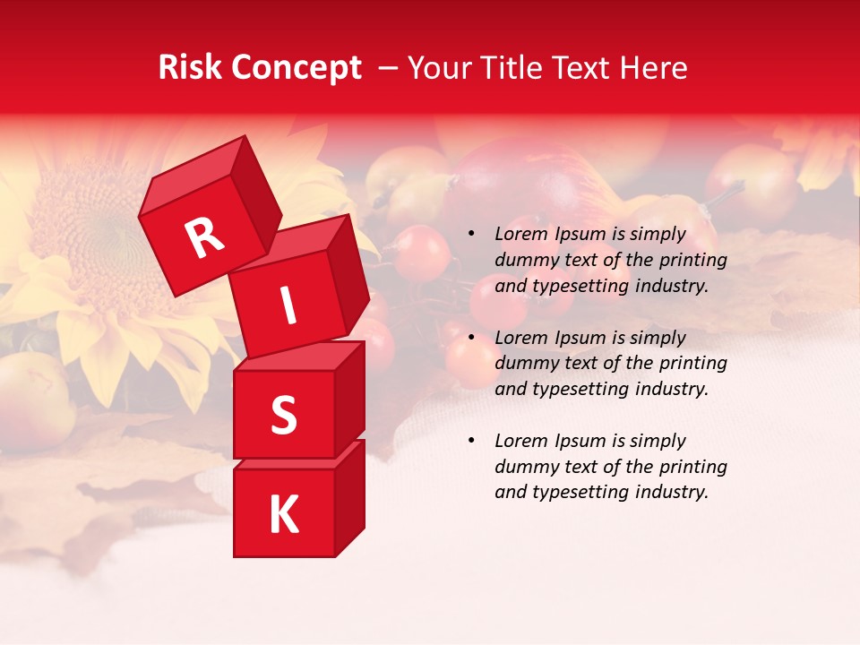 Berry Squash Autumn PowerPoint Template