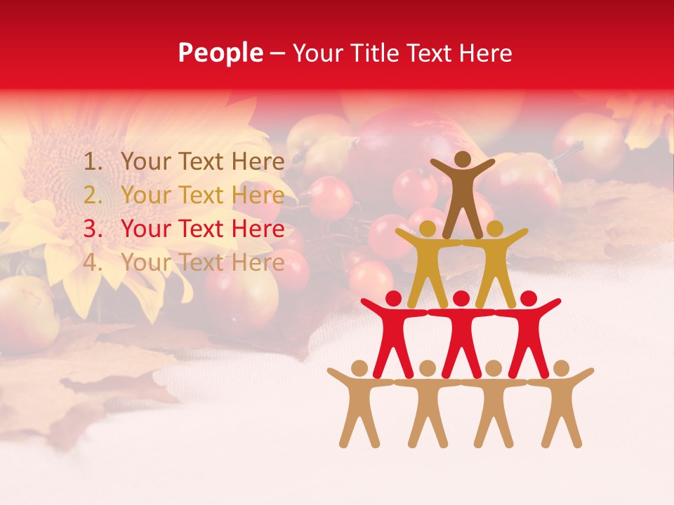 Berry Squash Autumn PowerPoint Template