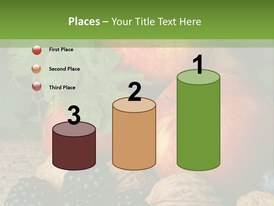 Berry Fresh Walnuts PowerPoint Template