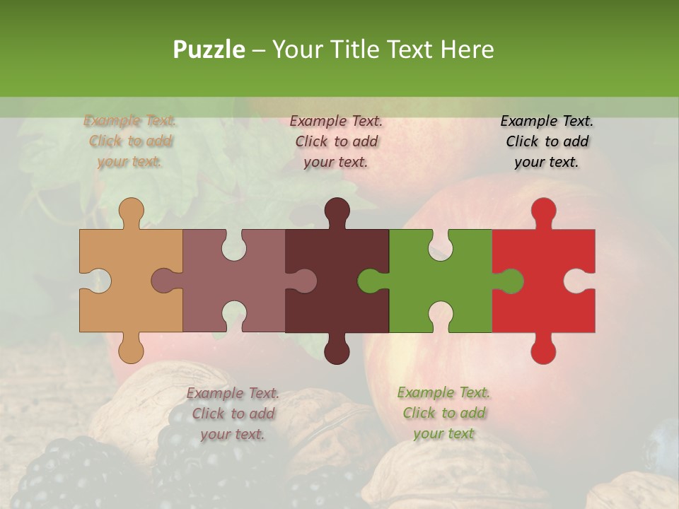 Berry Fresh Walnuts PowerPoint Template