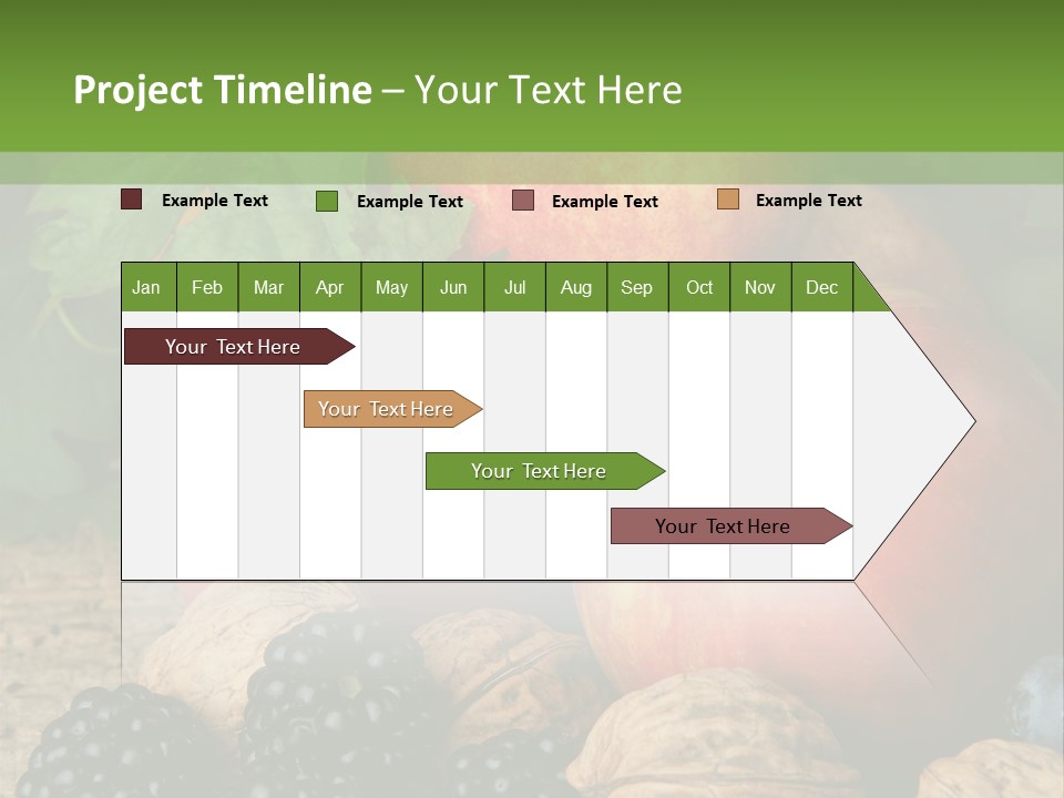 Berry Fresh Walnuts PowerPoint Template
