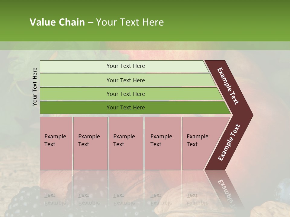 Berry Fresh Walnuts PowerPoint Template