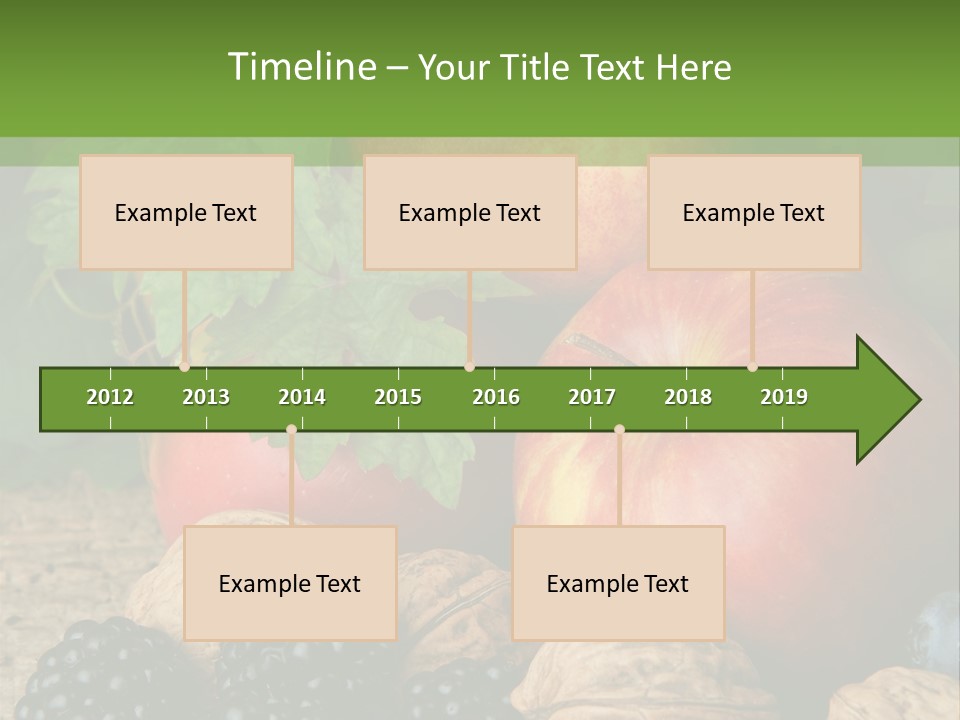 Berry Fresh Walnuts PowerPoint Template