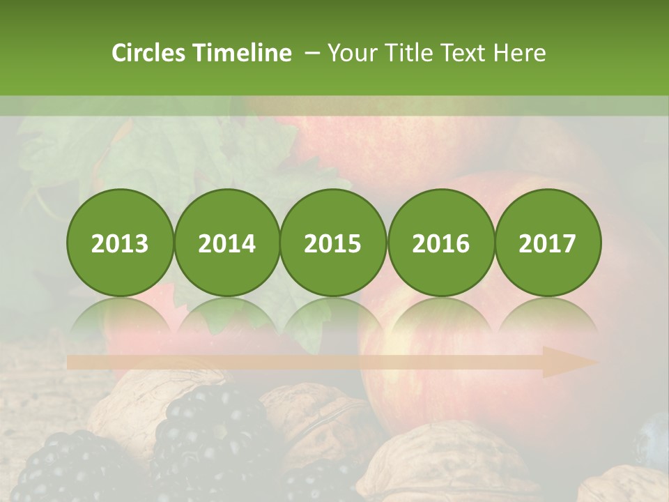 Berry Fresh Walnuts PowerPoint Template