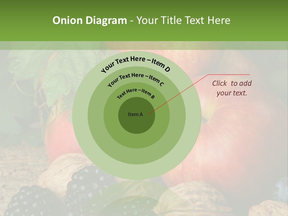 Berry Fresh Walnuts PowerPoint Template