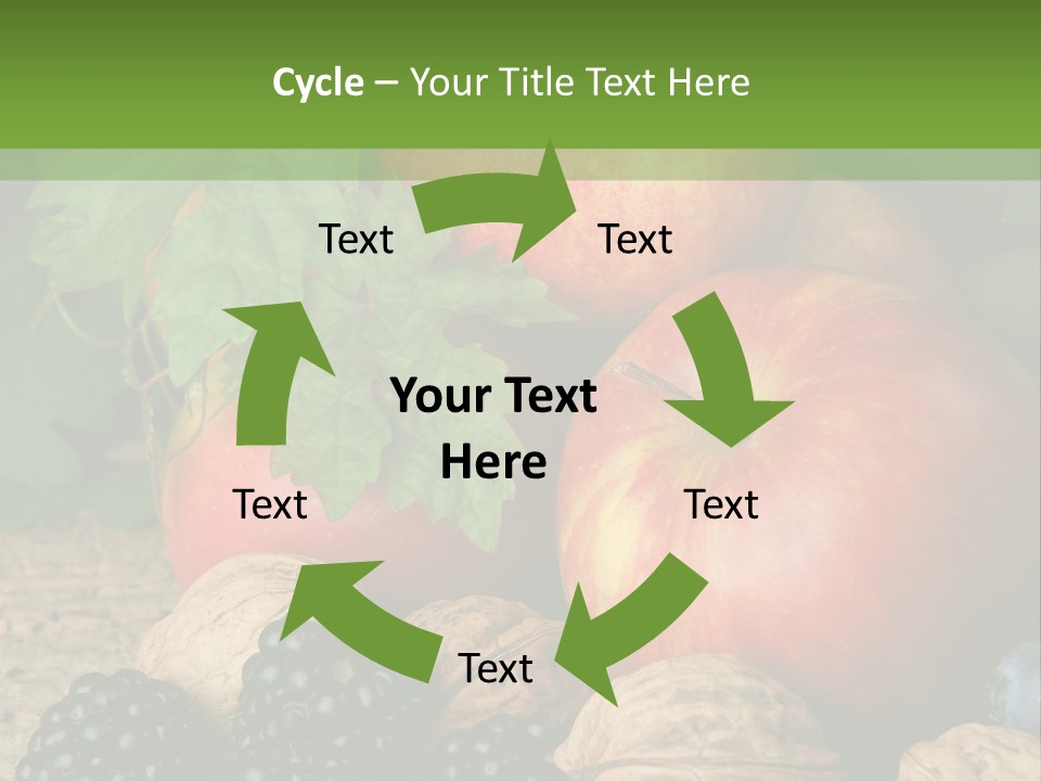 Berry Fresh Walnuts PowerPoint Template