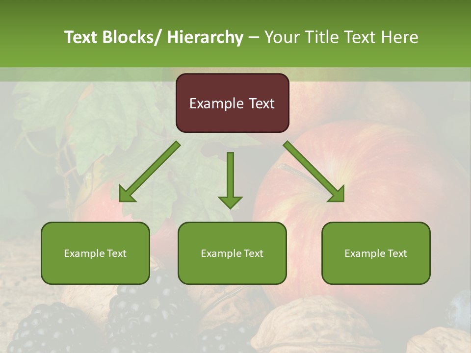 Berry Fresh Walnuts PowerPoint Template