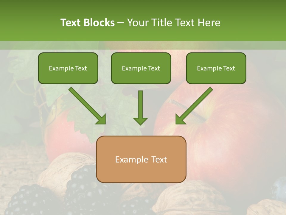 Berry Fresh Walnuts PowerPoint Template