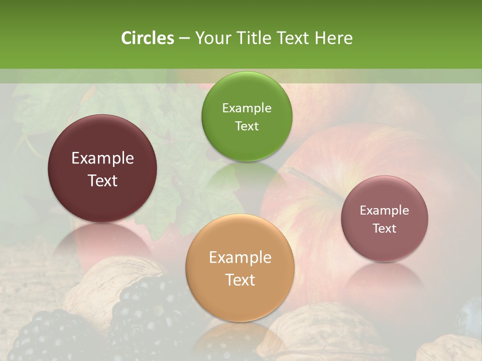 Berry Fresh Walnuts PowerPoint Template