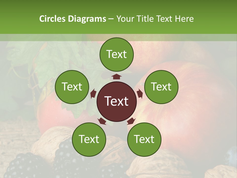 Berry Fresh Walnuts PowerPoint Template